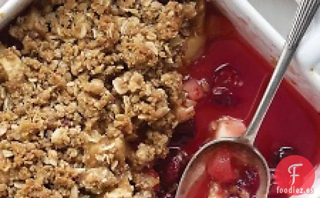 Crujiente De Manzana Y Arándano Rojo De Emeril