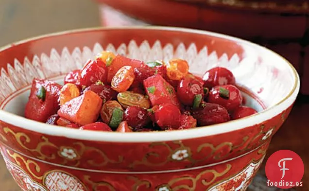 Chutney de Peras y Arándanos