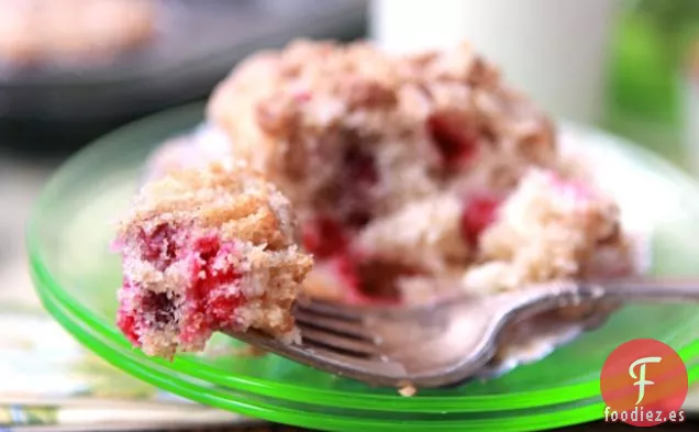 Muffins de Streusel de Arándanos Frescos