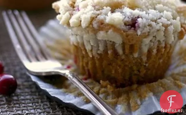 Muffins de Streusel de Arándanos al estilo de Panadería
