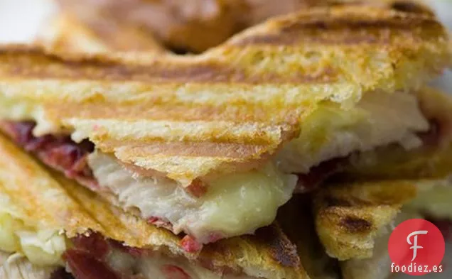 Panini De Pavo, Arándano, Brie Y Tocino