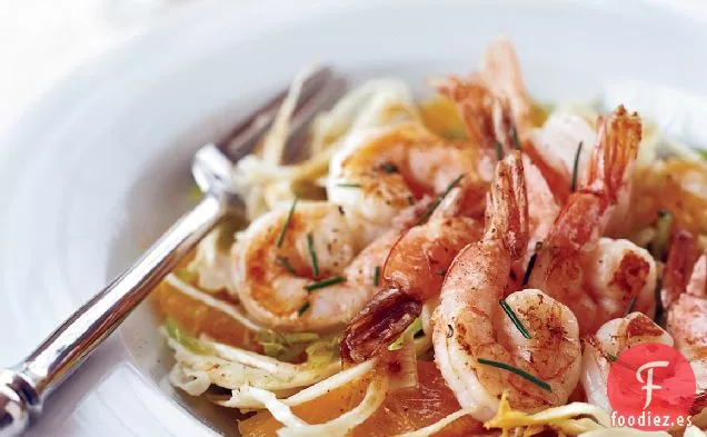 Camarones con Salsa Cítrica Fresca