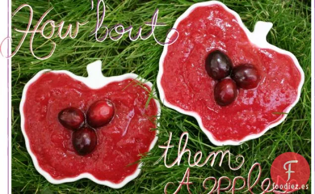 Puré de Manzana de Pera y Arándano