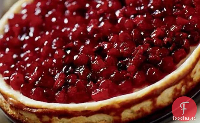 Tarta de Queso Corona de Arándano