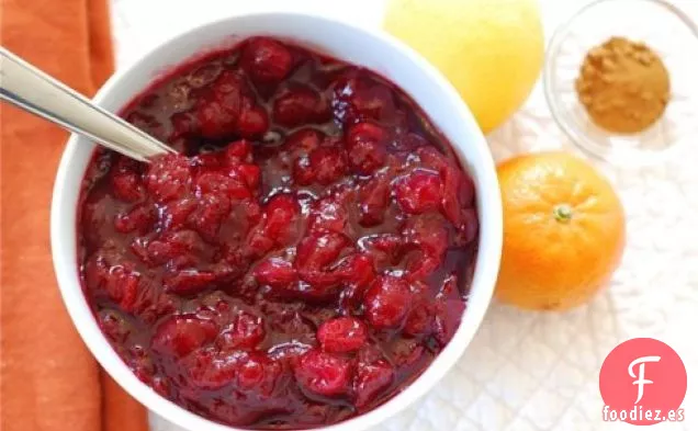 Chutney de Naranja y Arándano Rápido