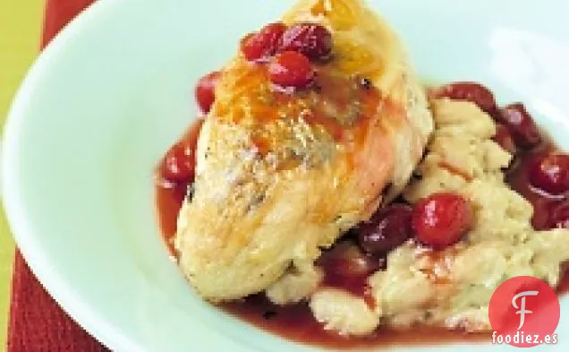 Pollo Con Salsa De Arándanos