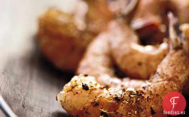 Camarones a la Brasa con Especias