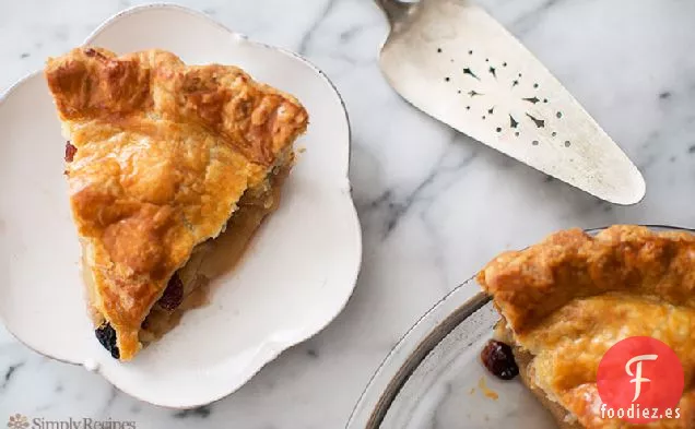Tarta de Manzana y Arándanos