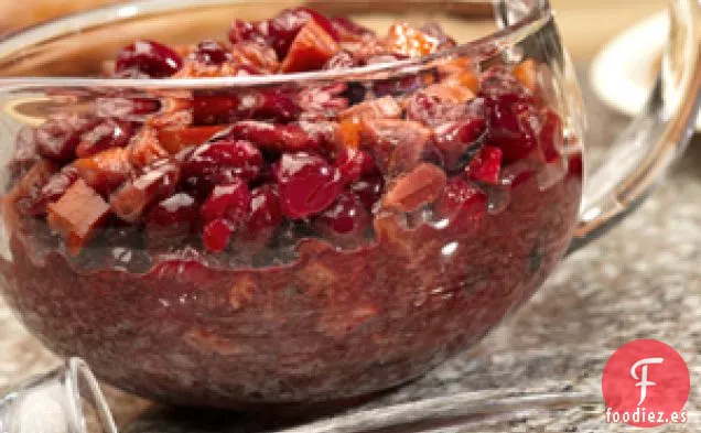 Salsa de Naranja y Arándanos Tostados