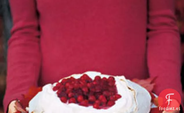 Pavlova De Arándano Y Vainilla