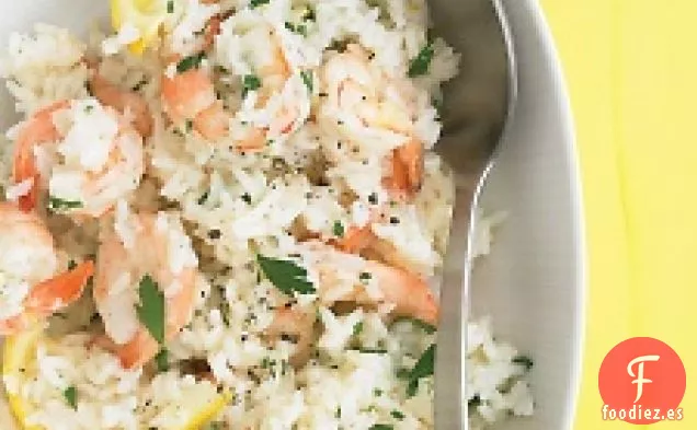 Camarones Al Limón Con Arroz