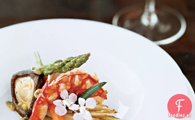 Camarones Grandes Salteados con Aderezo de Maracuyá