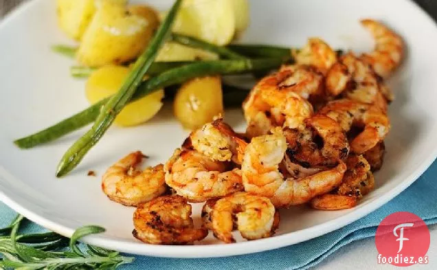 Camarones de Lima a la parrilla (de Recipezaar)