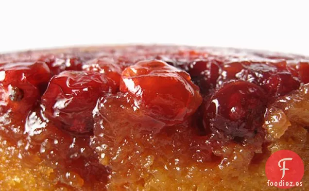 Tarta invertida de Arándanos