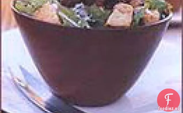 Ensalada César con Carne de Cerdo Rallada Crujiente