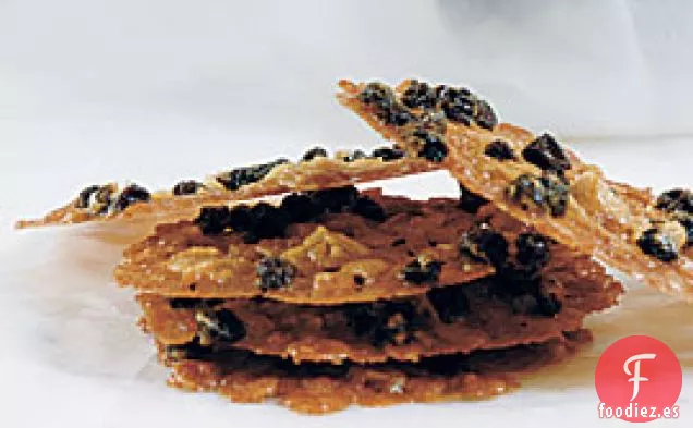 Galletas de Encaje de Avena y Grosella de Canela