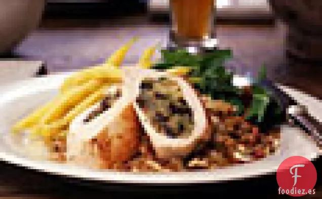 Pechugas de Pollo Rellenas de Manzana, Grosella y Alcaravea