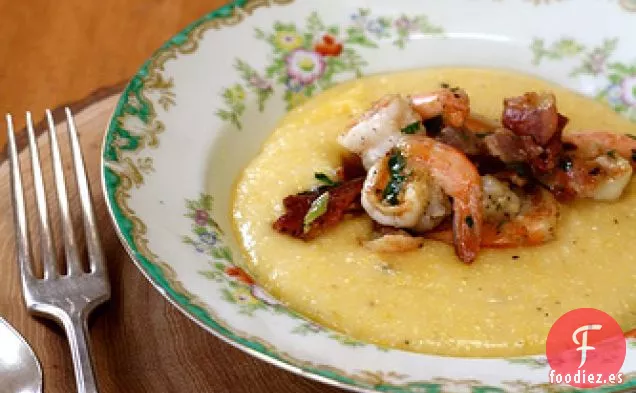 Camarones y Sémola