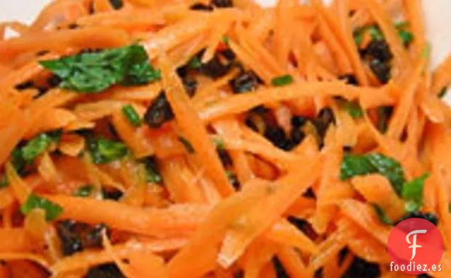 Cena De Esta Noche: Ensalada De Zanahoria Y Menta Con Grosellas