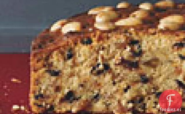 Pastel de Libra Lleno de Frutas Navideñas