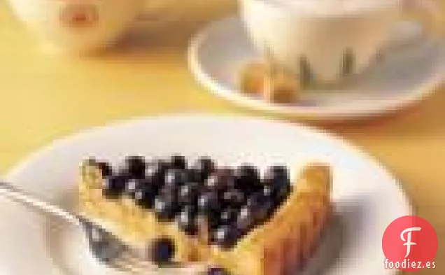 Tarta de almendra y fruta