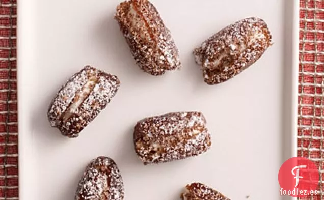 Dátiles Rellenos de Queso de Cabra y Chocolate