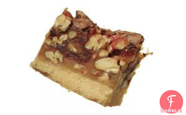 Barras de Nuez con dátiles y chocolate