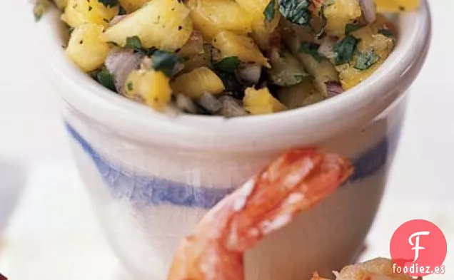 Camarones de Coco con Salsa de Piña