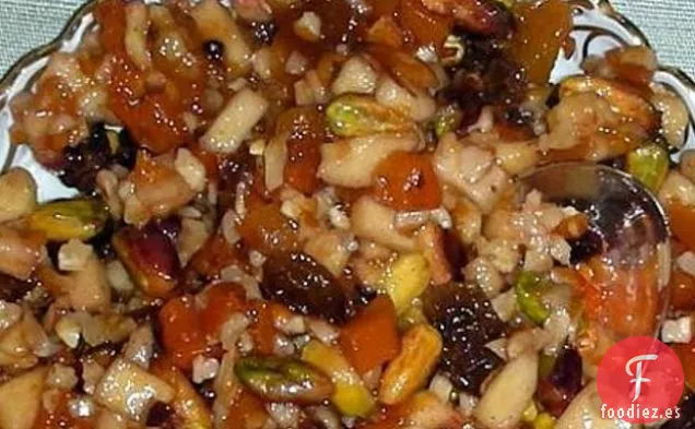 Haroset Con Pistachos Y Pimienta