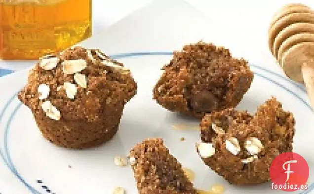Mini Muffins de salvado de avena y compota de manzana