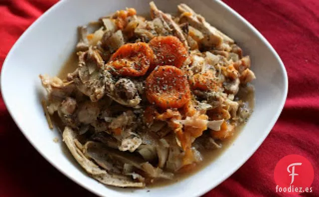 Pollo De Cocción Lenta Con Albaricoques Y Dátiles Receta