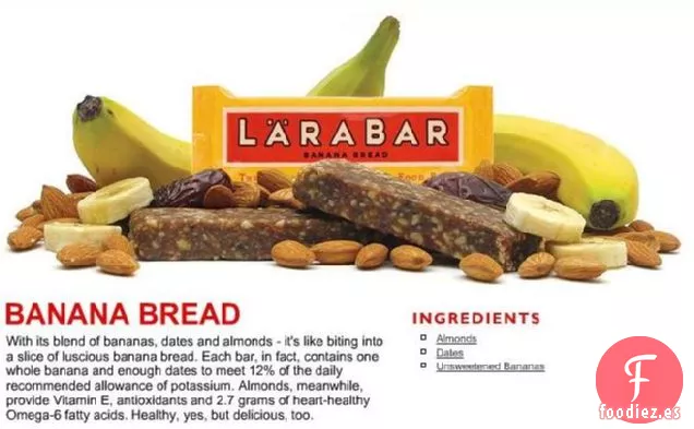Oh, Brilla El Pan de Plátano Casero Larabar