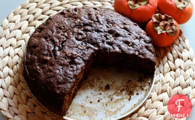 Pastel de Té de Caqui con Especias