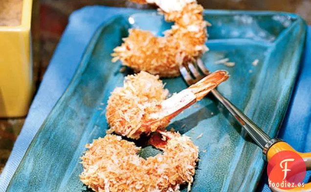 Camarones Empanizados con Salsa de Miel y Mostaza