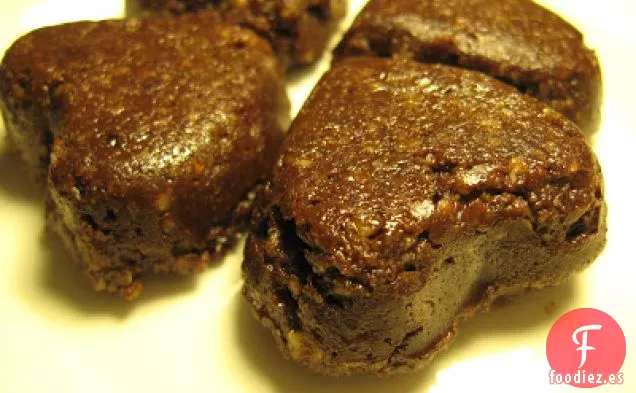Bocados de Brownie de Chocolate Crudo