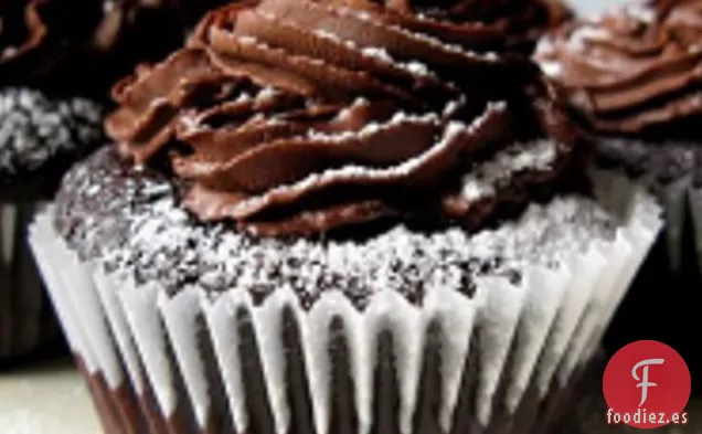 Cupcakes Dobles de Chocolate