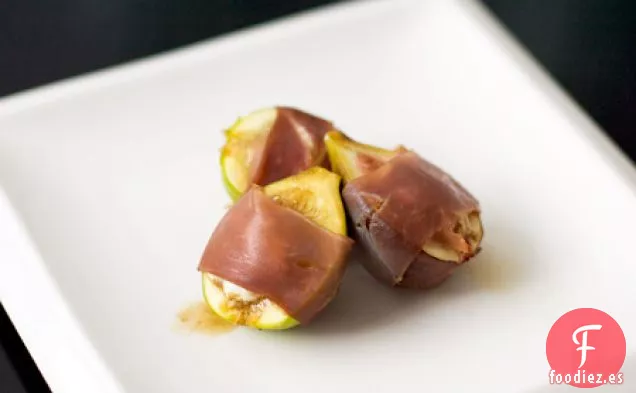 Higos Envueltos En Queso De Cabra Y Jamón