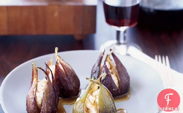 Higos Asados Rellenos de Queso de Cabra