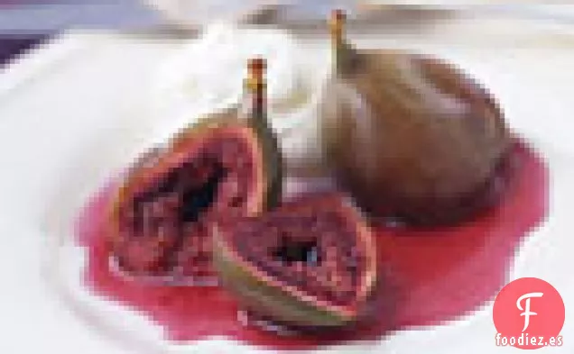 Higos al horno con Grand Marnier y Crema batida