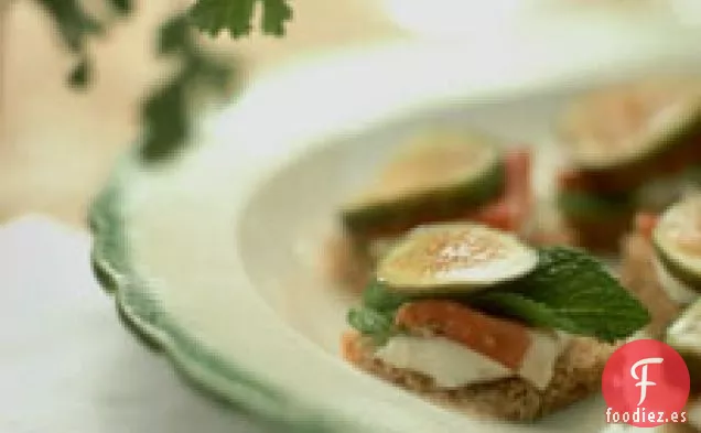 Sándwiches De Higo Y Jamón