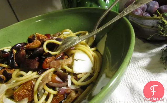 Pasta de Higo y Tocino Glaseada Balsámica
