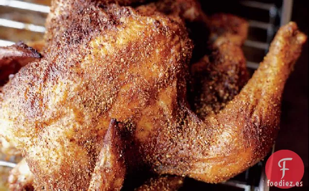 Pollo con Costra de Garam Masala con Jus de Higo