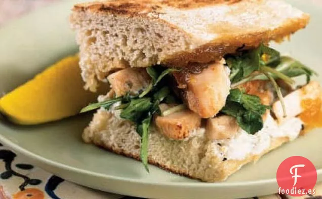 Panini de Pollo con Mermelada de Higos