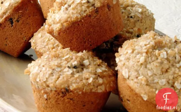 Magdalenas de Higo Con Tapa de Avena