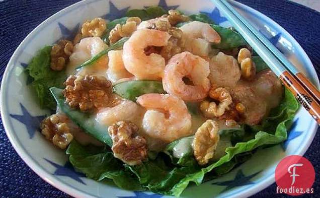 Camarón Picante de Nuez y Miel
