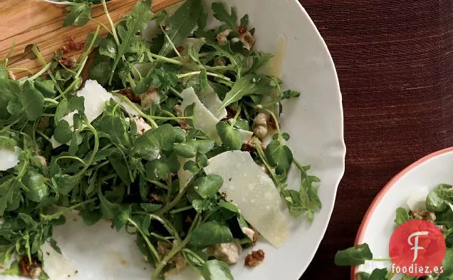 Ensalada Verde Mixta con Aderezo de Yogur de Higos
