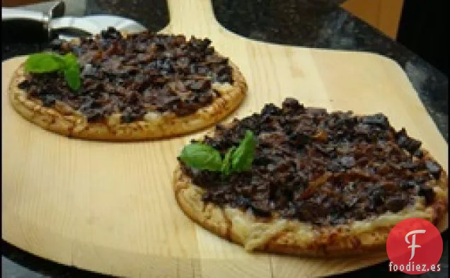 Cocinar con pastas suaves para untar: Mini Pizzas de Higos y Cebolla Caramelizadas