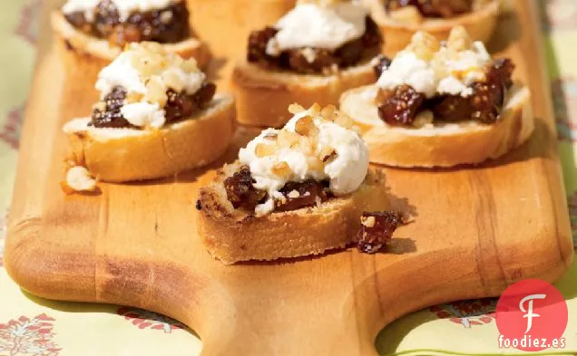 Bruschetta de Higo y Queso de Cabra