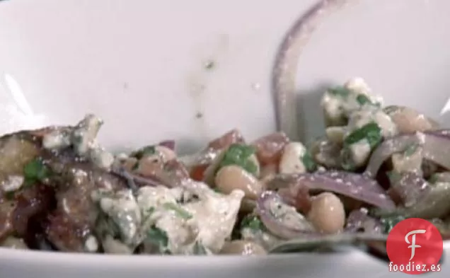 Ensalada de Frijoles Blancos con Higos a la Parrilla