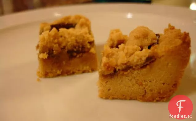 Barras De Mantequilla De Maní Y Mermelada De Higos
